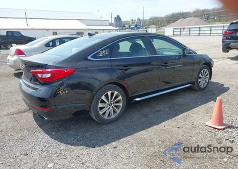 2017 Hyundai Sonata Sport from USA, damaged, VIN 5NPE34AF9HH443382